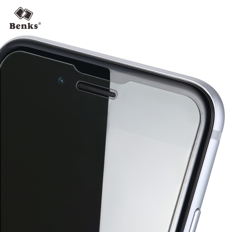 Benks iphone7鋼化玻璃膜 蘋果7plus抗藍光弧邊手機膜OKR+0.3MM工廠,批發,進口,代購