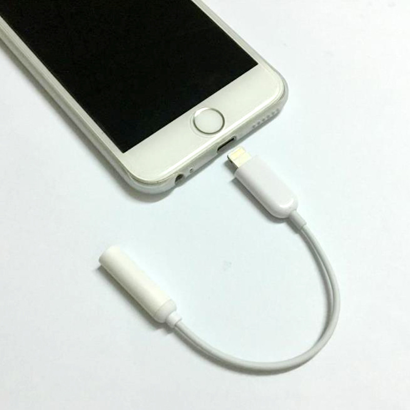 蘋果iPhone7耳機轉接線lightning介面轉3.5mm耳機線轉換線轉換器工廠,批發,進口,代購