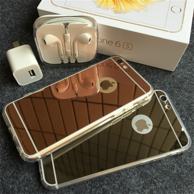iphone7plus手機殼蘋果6電鍍鏡麵超薄透明TPU三星note7oppo保護殼工廠,批發,進口,代購