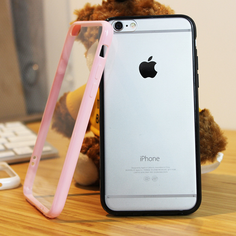 iphone7簡約透明亞克力 iphone6S手機殼 蘋果6plus保護套 素材殼批發・進口・工廠・代買・代購