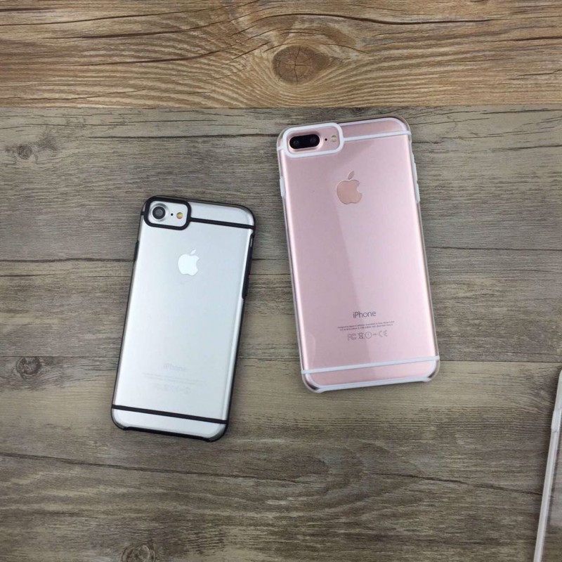 iphone7 plus手機殼 蘋果7橫線簡約保護殼 pctpu超薄防摔保護套批發・進口・工廠・代買・代購