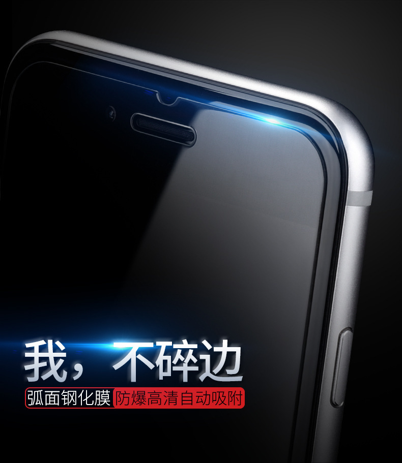 適用iphone7鋼化玻璃膜 蘋果7plus高清防指紋手機保護貼膜批發批發・進口・工廠・代買・代購