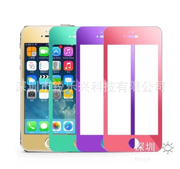廠傢生 iPhone6(5.5寸)全屏覆蓋亞克力鋼化玻璃膜完美貼合多款色工廠,批發,進口,代購