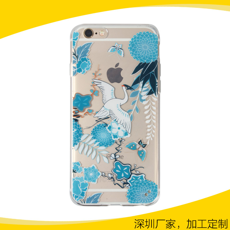 新款iphone7手機殼透明彩印iphone6s防水矽膠手機保護套來圖定製批發・進口・工廠・代買・代購