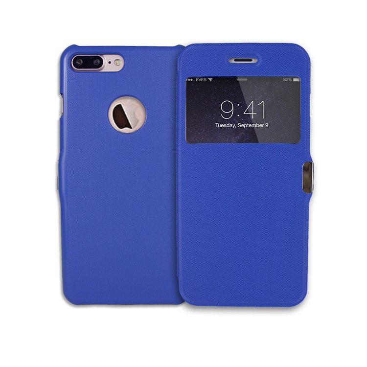 【新】iphone7plus手機皮套（單雙無）窗口左右翻帶磁鐵手機殼批發・進口・工廠・代買・代購