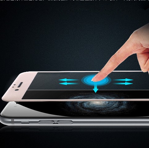 iphone7plus全屏鋼化玻璃膜蘋果6s碳纖維軟邊防摔貼膜 抗摔防刮膜工廠,批發,進口,代購