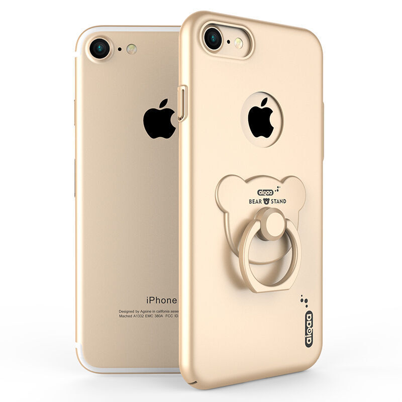 新款iphone7手機殼小熊創意指環支架全包蘋果7plus新品超薄手機套工廠,批發,進口,代購