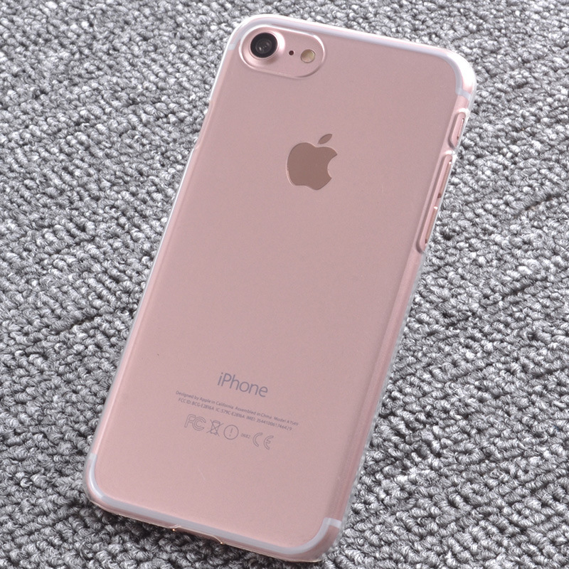 廠傢直銷混批蘋果7手機殼素材 全包防摔 iphone7透明光麵pc殼工廠,批發,進口,代購
