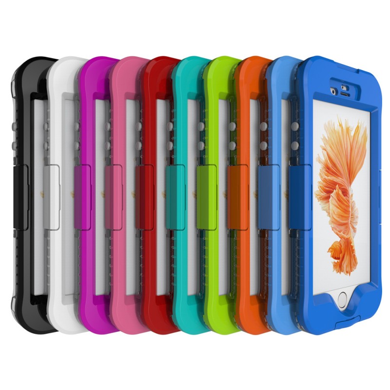 iphone7/iphone7plus 防水殼 帶按健.指紋識別 PET觸屏.廠傢直銷工廠,批發,進口,代購