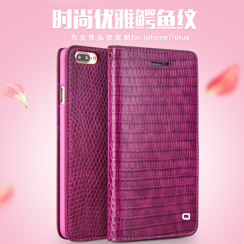 洽利 iphone7 plus手機殼真皮5.5保護套翻蓋蘋果7手機套女款皮套工廠,批發,進口,代購