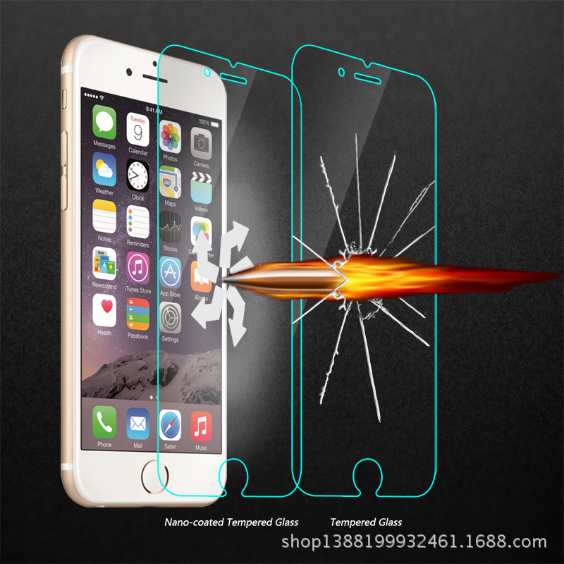 ipush iPhone6/7納米防爆保護膜 蘋果7通用防爆屏手機保護膜工廠,批發,進口,代購