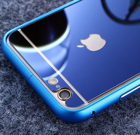 蘋果7電鍍鋼化膜7plus前後全包iphone6splus鏡麵鋼化彩膜5s鋼化膜工廠,批發,進口,代購