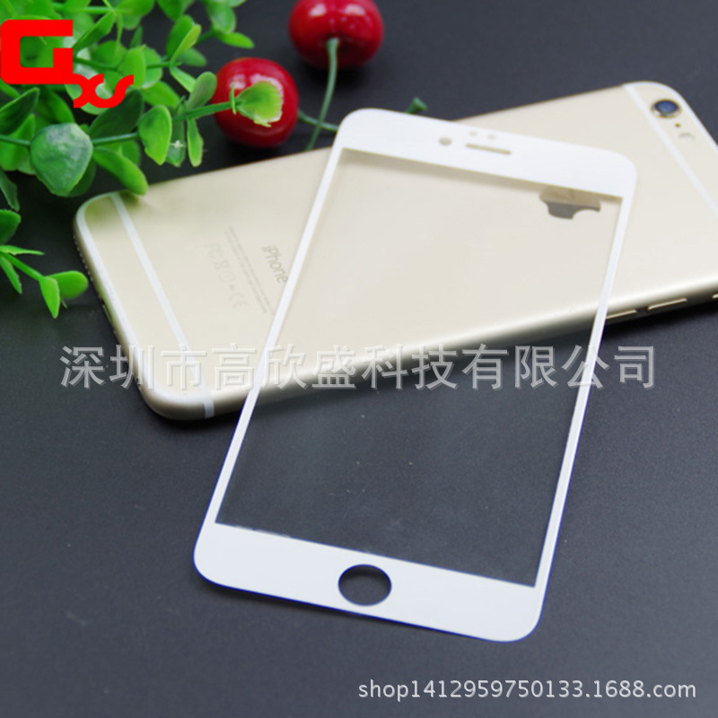 適用於蘋果6全覆蓋鋼化玻璃膜iphone6 plus全屏鋼化膜 工廠直銷工廠,批發,進口,代購