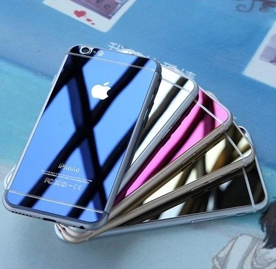 新款 蘋果iPhone6/6S電鍍鏡子全屏鋼化膜 6plus電鍍彩色前後貼膜工廠,批發,進口,代購
