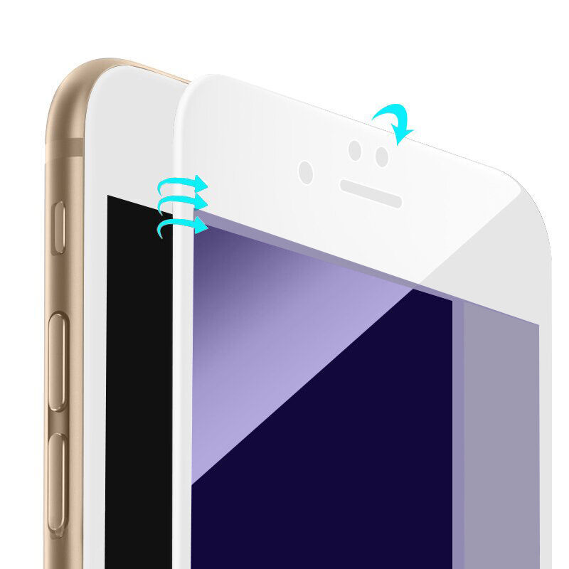 蘋果iPhone6鋼化膜IP6S 6Splus全覆蓋3D曲麵鋼化玻璃膜抗藍光貼膜工廠,批發,進口,代購
