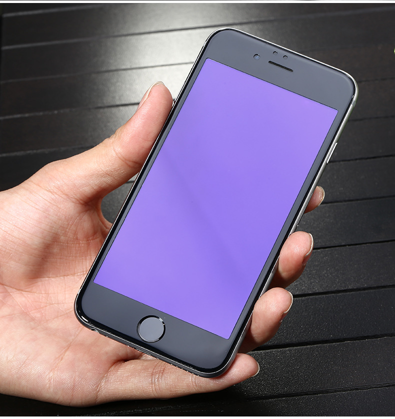 適用於蘋果iPhone6曲麵鋼化膜3d軟邊6plus炭纖維全包光麵玻璃貼膜工廠,批發,進口,代購