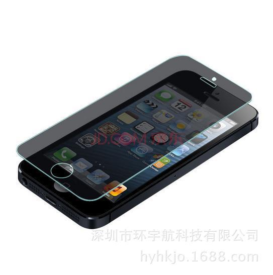 廠傢熱銷5代手機鋼化玻璃保護膜片 iPhone5s超薄手機膜防水鋼化膜工廠,批發,進口,代購