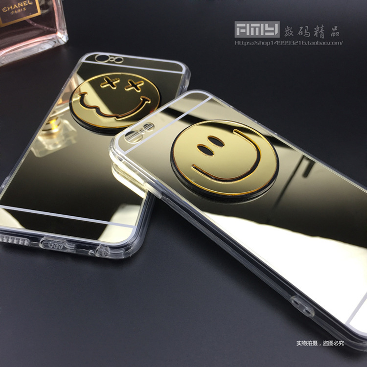 韓國權志龍同款iphone7/6s 5s笑臉手機殼7Plus鏡麵GD笑臉保護套軟批發・進口・工廠・代買・代購