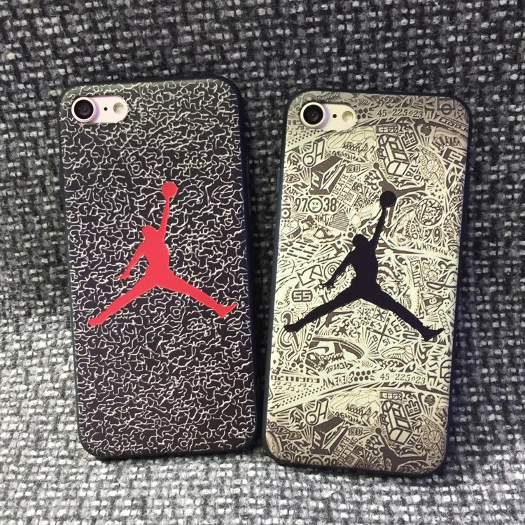 喬丹air jordan蘋果7手機殼6s情侶iphone7plus全包防摔磨砂軟殼工廠,批發,進口,代購