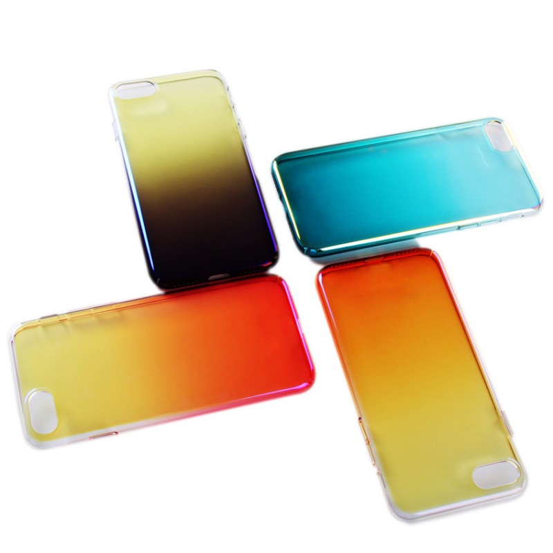 手機殼創意蘋果7手機套plus藍光漸變透明iphone7全包TPU軟殼工廠,批發,進口,代購