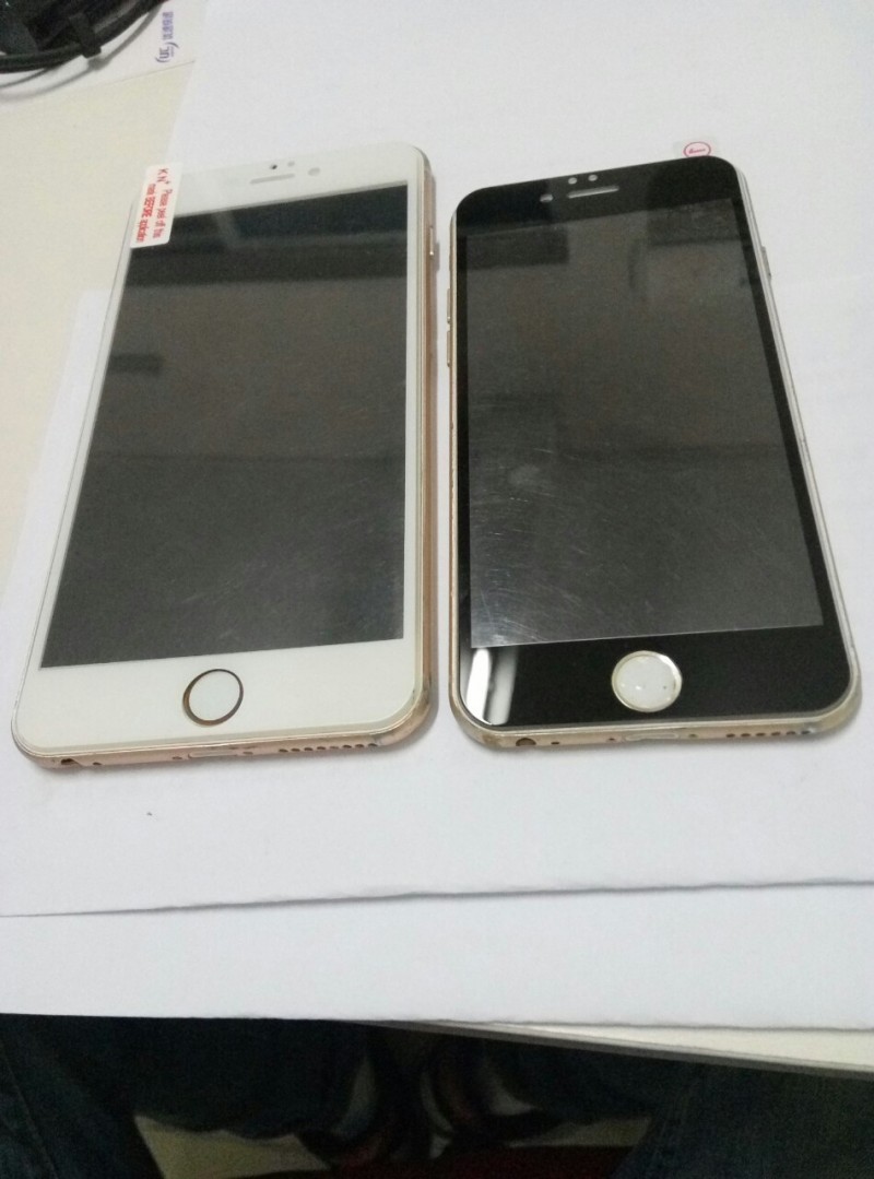 全屏絲印白色黑色弧邊鋼化玻璃膜適用於蘋果iphone6splus 4.7 5批發・進口・工廠・代買・代購