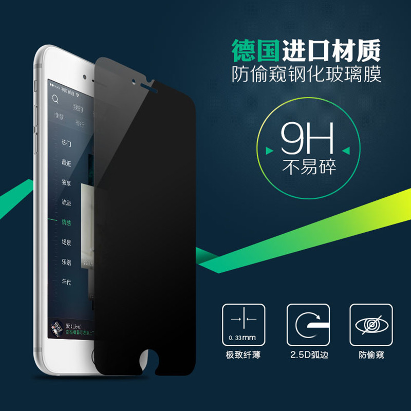 iPhone6plus防窺膜 iPhone6plus防偷窺鋼化膜 iPhoneplus防偷窺膜批發・進口・工廠・代買・代購
