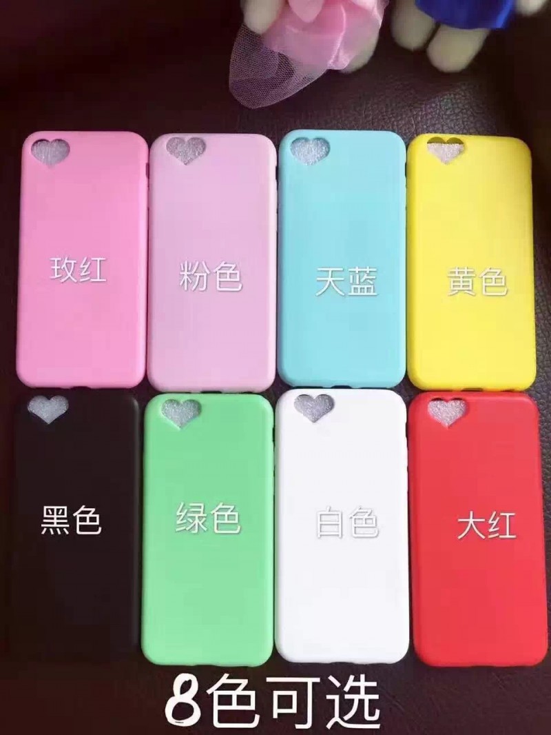 爆款愛心孔不帶防塵塞磨砂TPU iPhone7蘋果保護套 R97P磨砂保護殼工廠,批發,進口,代購