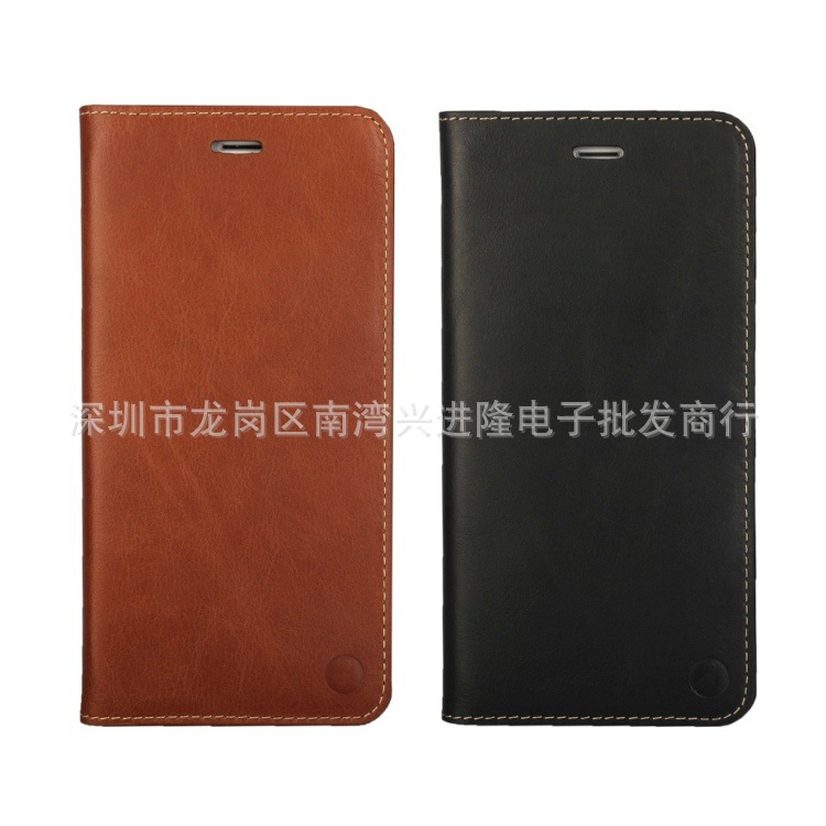 索尼z3 z4頭層真皮錢包皮套s6 edge note4 榮耀7 6 plus P8 Lite工廠,批發,進口,代購