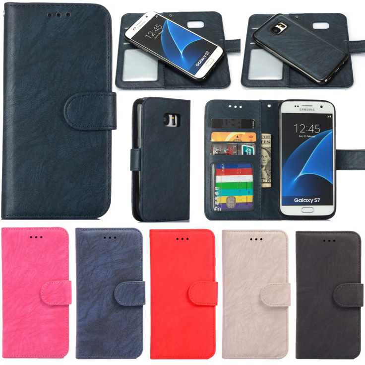 S7手機保護套S7EDGE S5 S6 S6EDGE/+NOTE5/4復古紋二合一分體皮套工廠,批發,進口,代購