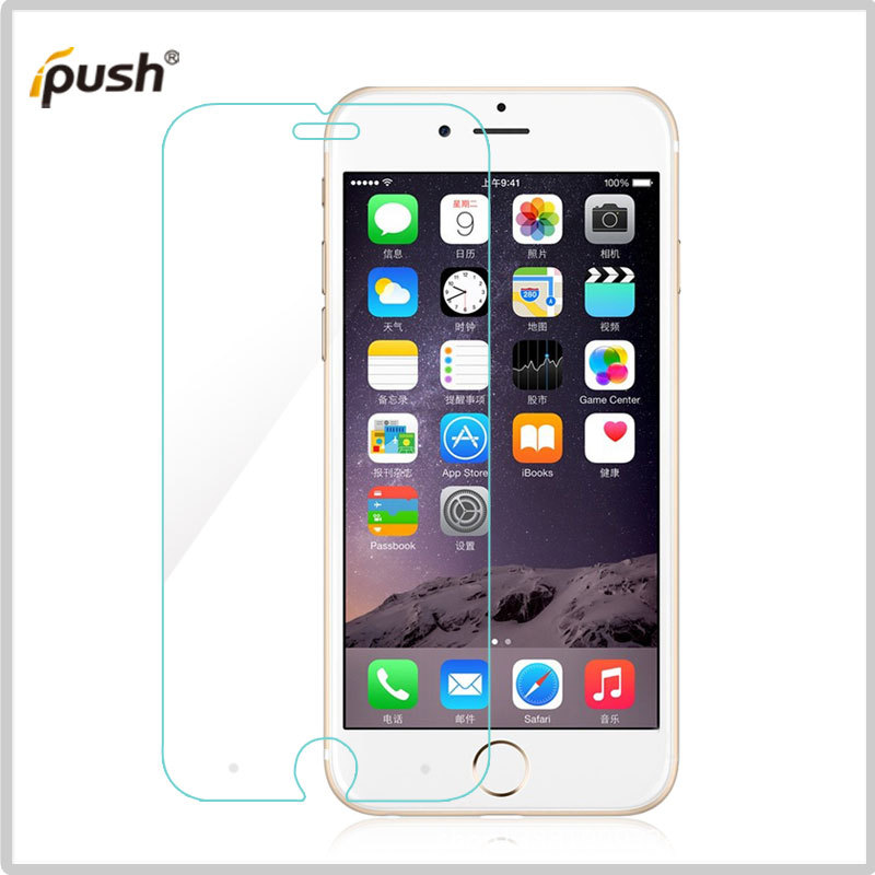 ipush iphone6智能觸屏鋼化玻璃膜一鍵返回高清防刮手機保護膜5.5工廠,批發,進口,代購