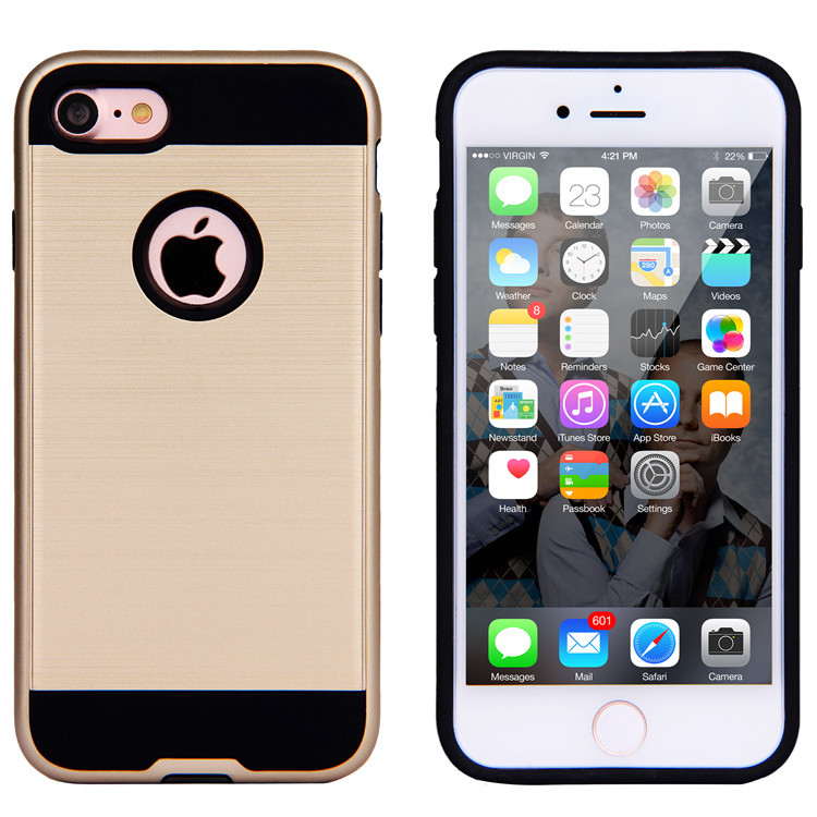 爆款VERUS iPhone7/Plus拉絲戰神手機殼 創意拉絲PC紋手機保護套工廠,批發,進口,代購