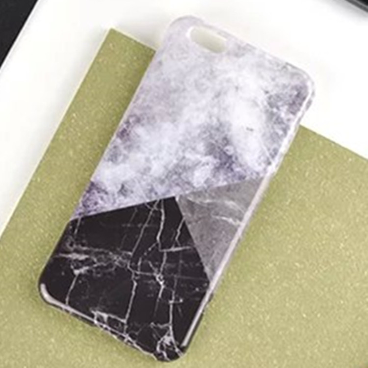 iphone7plus手機殼創意幾何拼色大理石視錯覺TPU蘋果6代保護套批發・進口・工廠・代買・代購