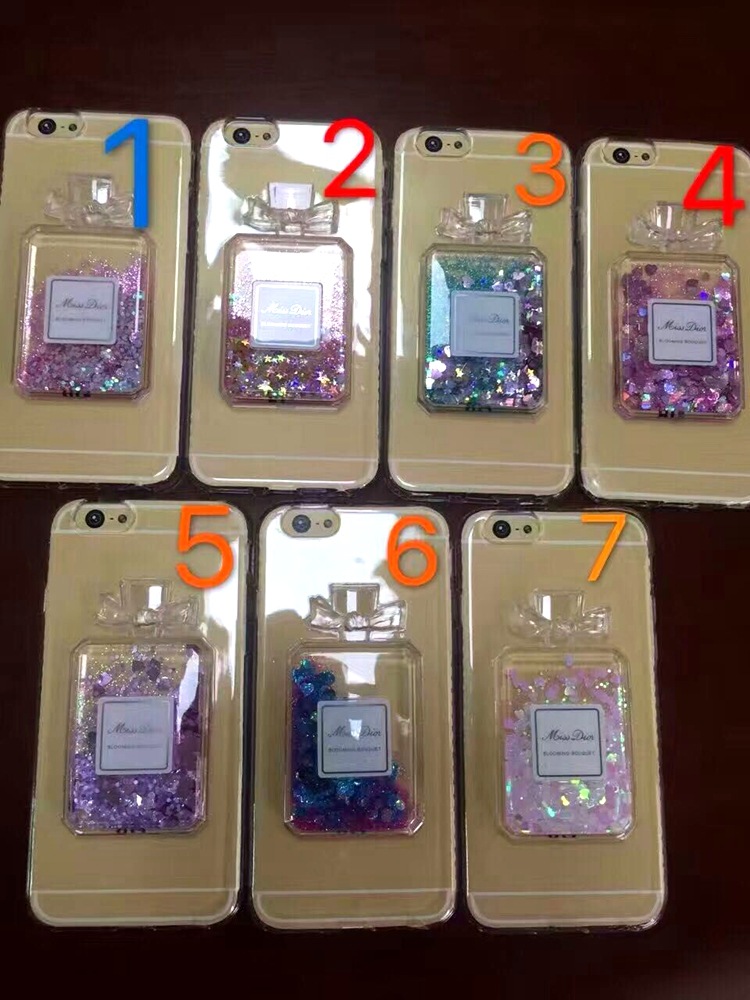 新款iphone6香水瓶流沙殼IPHONE7香水瓶流沙手機保護套工廠,批發,進口,代購