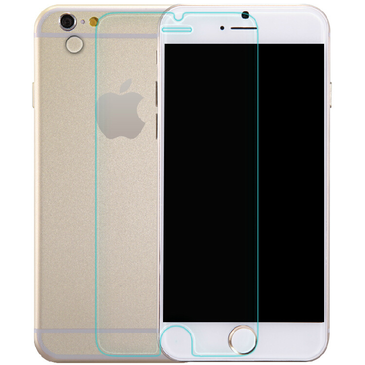 廠傢直銷iPhone6鋼化玻璃膜 三層防刮iPhone6Plus高清保護膜批發・進口・工廠・代買・代購