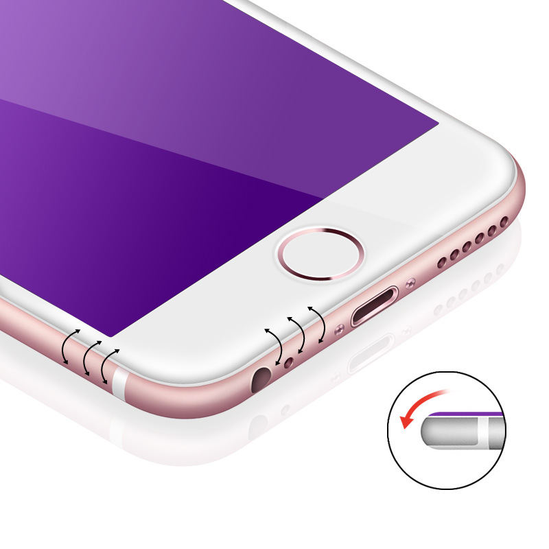 鋒帕斯iPhone6S鋼化膜蘋果6plus全屏防藍光軟邊鋼化玻璃膜防爆膜批發・進口・工廠・代買・代購