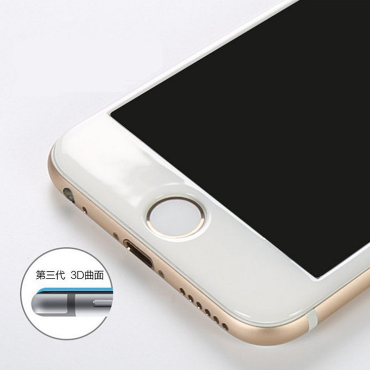 適用iphone7plus鋼化玻璃膜蘋果6s手機膜3D曲麵全屏覆蓋碳纖維7批發・進口・工廠・代買・代購