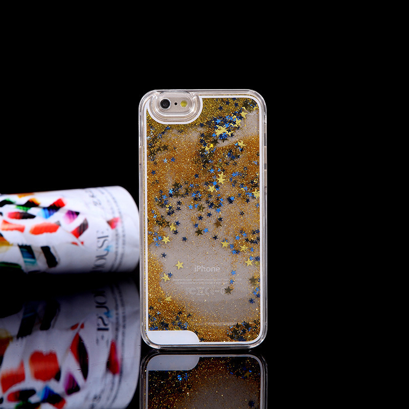 韓國經典iphone6流沙星星手機殼蘋果6液態流沙保護套廠傢現貨直銷工廠,批發,進口,代購