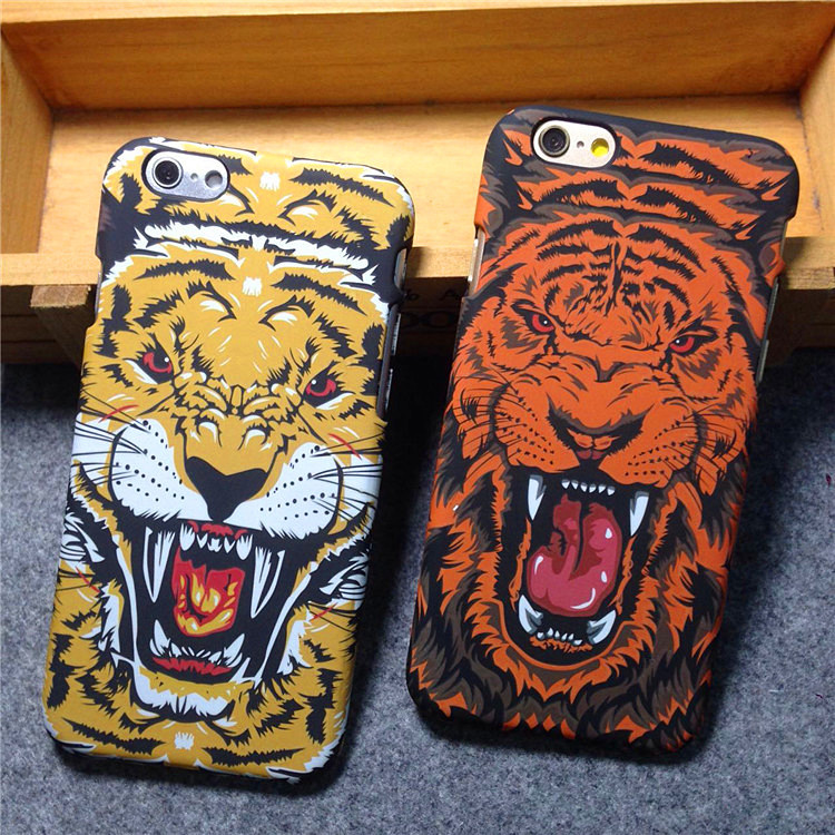 森林之王6plus手機殼 蘋果iphone6s浮雕夜光動物外殼5S磨砂保護套批發・進口・工廠・代買・代購