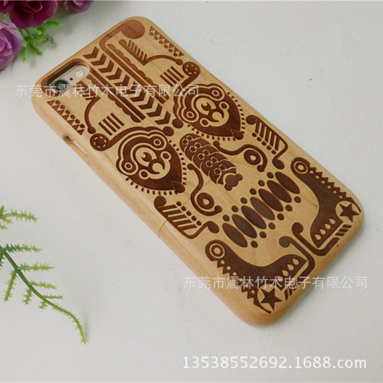 批發iphone6s櫻桃木手機殼6s plus木質手機套蘋果7s/7spus竹木殼工廠,批發,進口,代購