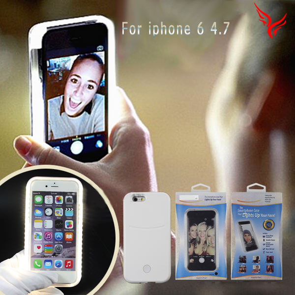iPhone5s拍照補光手機殼 蘋果6s會發光的手機殼自拍神器 工廠直銷批發・進口・工廠・代買・代購