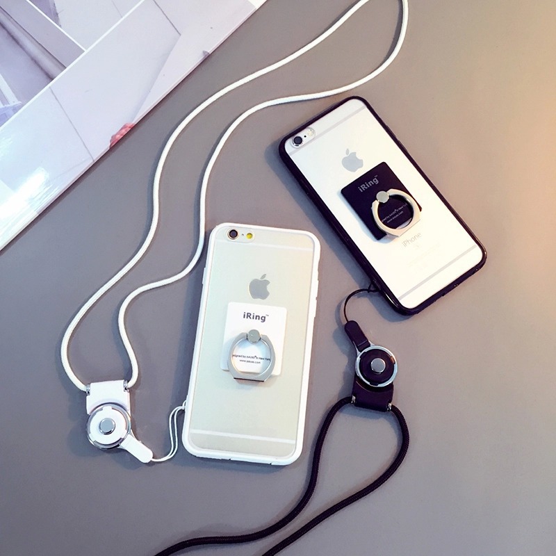 iPhone6splus矽膠軟套帶掛繩蘋果7手機殼指環支架6p情侶手機外殼批發・進口・工廠・代買・代購