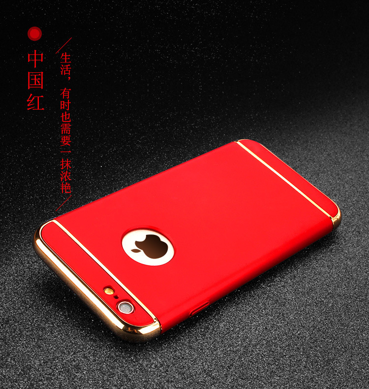 新款蘋果6S保護殼 iPhone6plus電鍍三合一手機殼批發・進口・工廠・代買・代購
