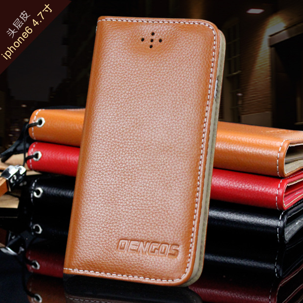 登古仕新款頭層牛皮套iphone6保護機套4.7寸蘋果6手機套一件代發工廠,批發,進口,代購