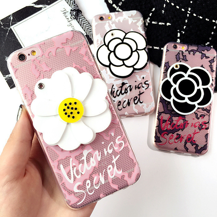 蕾絲花鏡子iphone6s手機殼蘋果7手機殼6plus外殼4.7軟膠6s保護套批發・進口・工廠・代買・代購