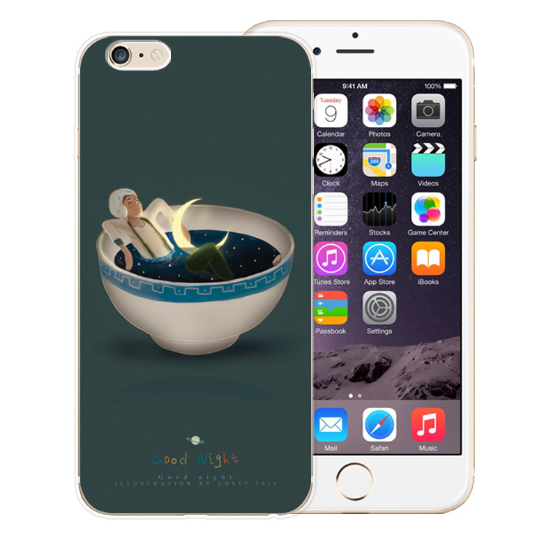 孤單星球手機殼 蘋果iPhone6 手機 6/7plus TPU防摔保護套工廠,批發,進口,代購