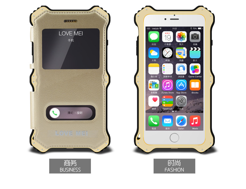 LOVE MEI 蘋果iphone6s 4.7原裝皮套手機殼 智能翻蓋防摔外殼MK2批發・進口・工廠・代買・代購