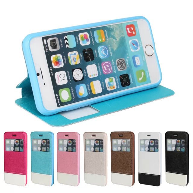 批發 iphone6 超薄手機保護殼 TPU+開窗撞色雙色手機保護皮套 4.7批發・進口・工廠・代買・代購