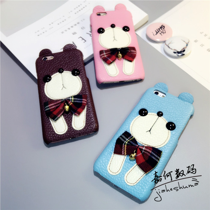GD4.7皮套明星同款iPhone6s手機殼卡通小熊蘋果6plus外殼潮牌硬殼批發・進口・工廠・代買・代購
