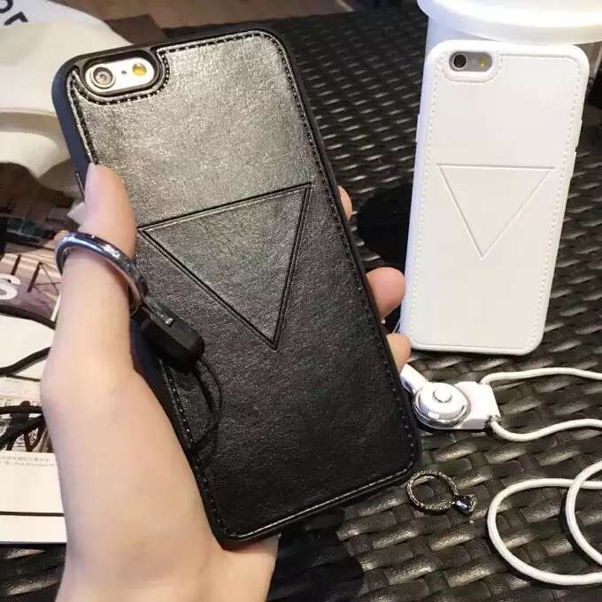 簡約三角壓皮手機殼蘋果6s保護套iPhone6plus矽膠軟殼全包7手機套批發・進口・工廠・代買・代購