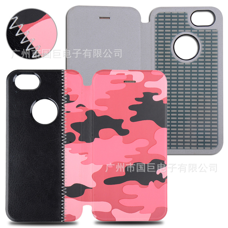 新款適用於iphone6魔力貼皮套 4.7寸蘋果6多色皮套 撕掉不黏機工廠,批發,進口,代購